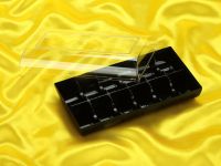 Macaron packaging black for 12 Macarons