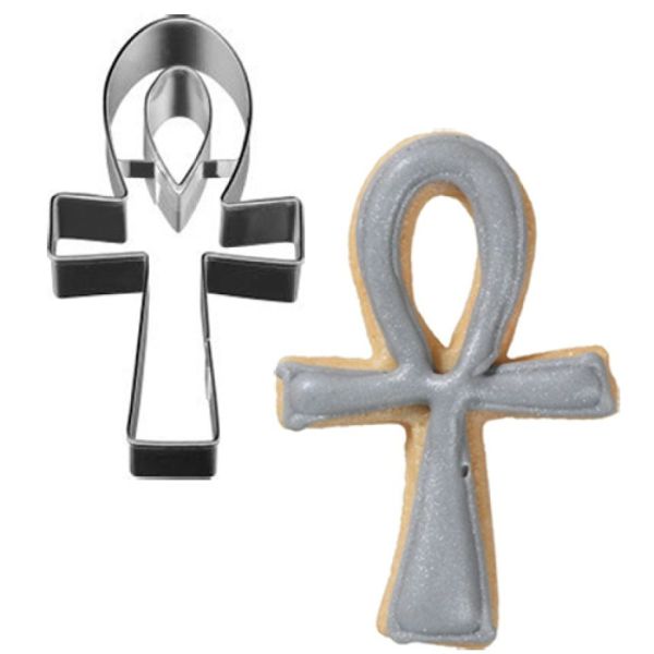 Plätzchen Ausstecher Henkelkreuz, 7 cm