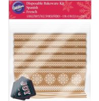 Wilton Backformen aus Papier, Geschenk-Set für Königskuchen, 20x15 cm