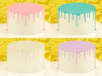 Cake Drip Glasur Princess-Set 4er