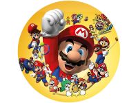 Fondant Paper Super Mario, round 20cm