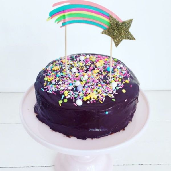 Meri Meri Torten Topper Sternschnuppe, 18x22 cm