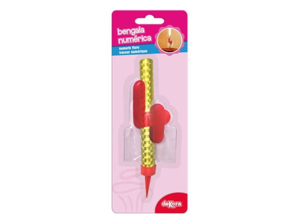 Tortenfontäne 4, Zahlenfontne 12 cm