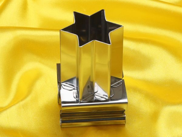 Ausstecher Zimtstern Edelstahl klappbar 5cm
