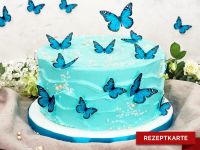 Butterfly Wave Cake Rezeptkarte