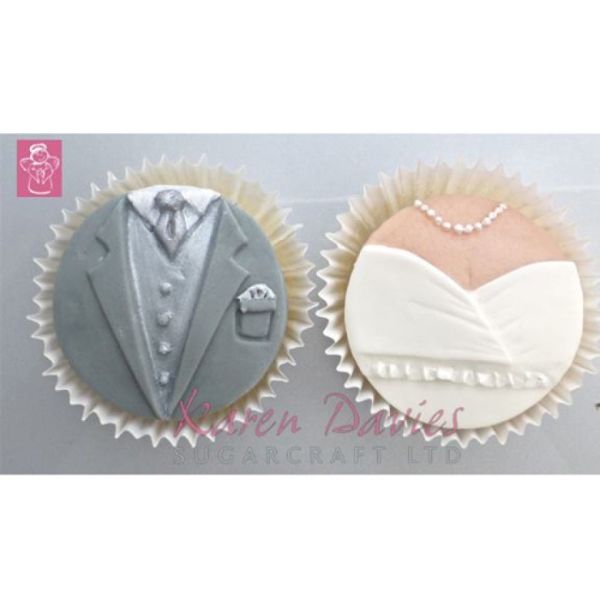 Karen Davies Fondantform Bride &amp; Groom