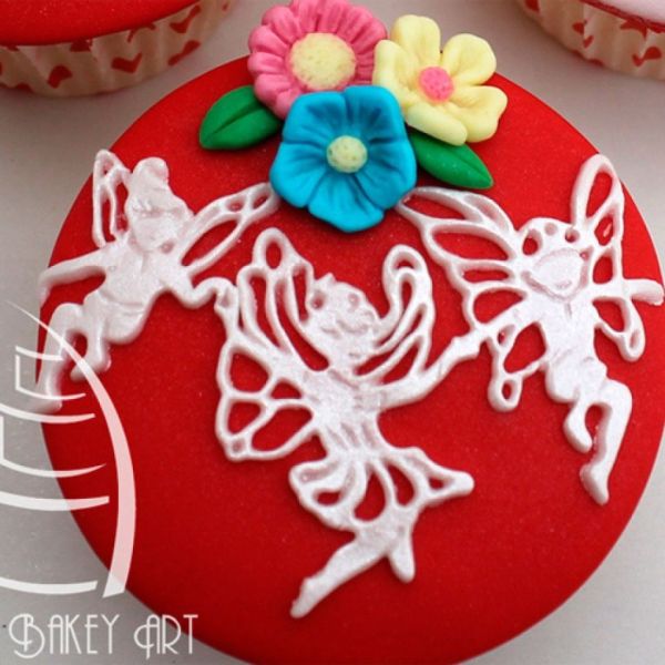 Fondantform Bordüre, Fee