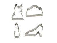Plätzchen Ausstecher-Set Fashion, 4-teilig