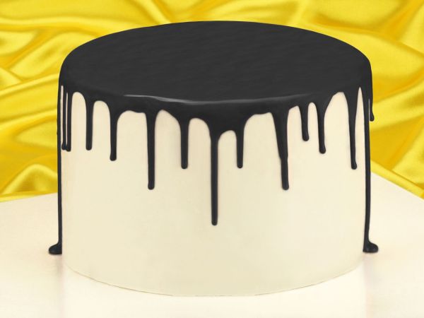 Cake Drip Glasur Graphite Black 250g