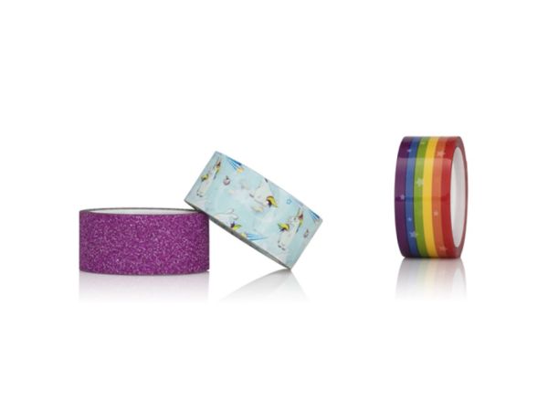 NPW Klebeband-Set Einhorn, 3 Rollen