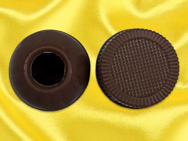 Hohlkörper mit Waffeleinlage Zartbitter 63 Stück