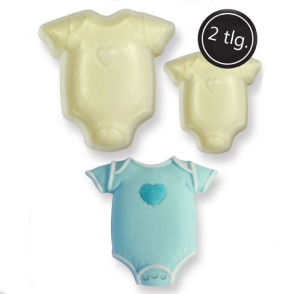 Fondant Ausstecher Baby-Body 2er Set