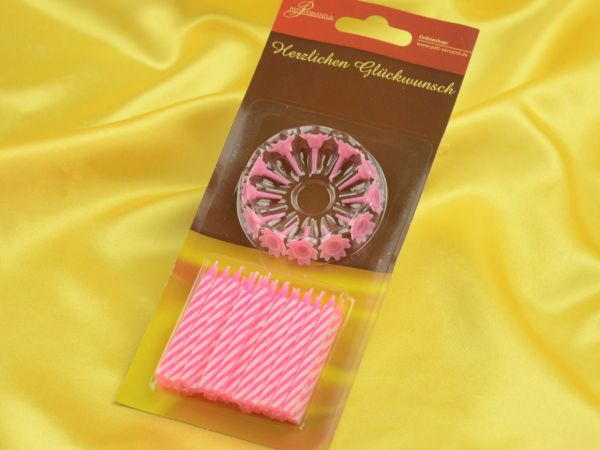 Kerzen rosa 24er