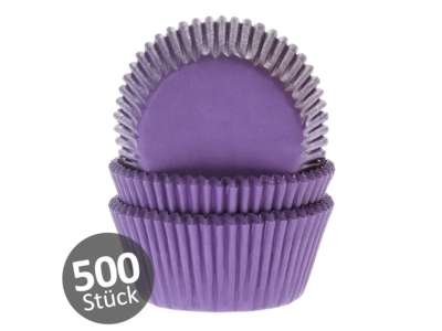 Havawish Cupcake-Förmchen Herzförmig – 500 Stück, öldicht, Rosa Für Valentinstag & Party