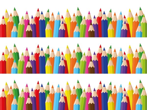 Edible Cake Border Crayons Mix 30cm