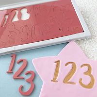 Sweet Stamp Fondant Stempel Zahlen & Symbole Set Stylish