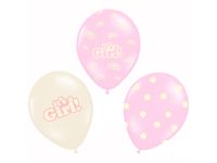 Luftballons Its a Girl, 6 Stück, 30 cm