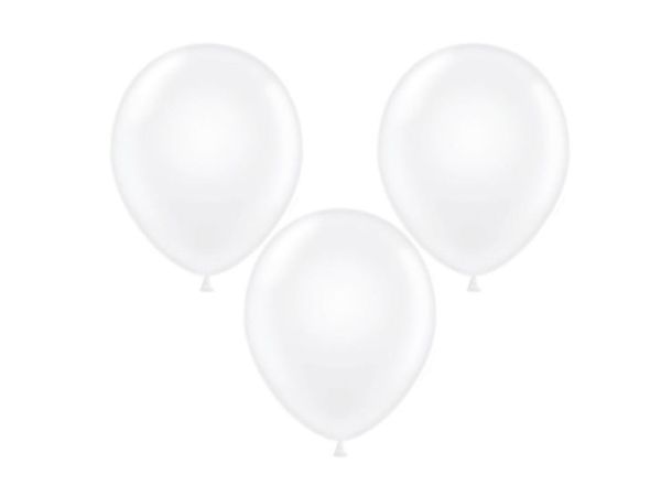 Luftballons Perlmutt, 10 Stück, 30 cm