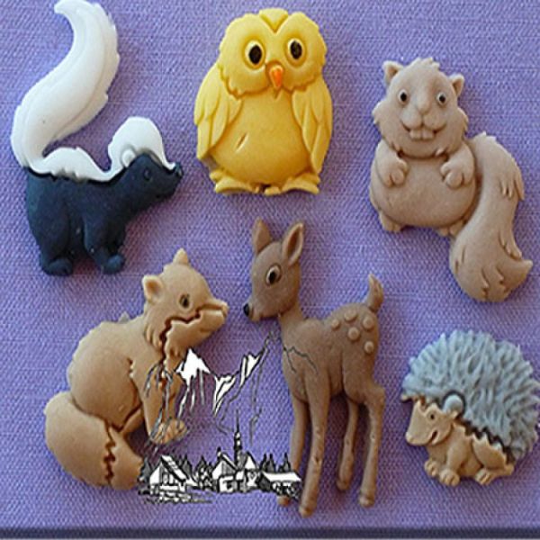 Fondantform Waldtiere