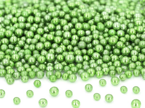 Metallic pearls green 50g