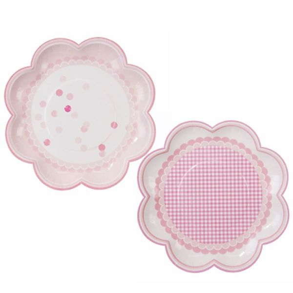 Pappteller Pink N Mix, 8 Stk