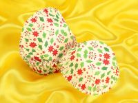 Muffin Cups 50mm Christmas 60 pieces