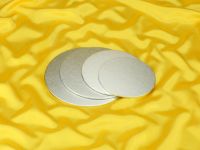 Cakeboard rund 18cm silber 4mm
