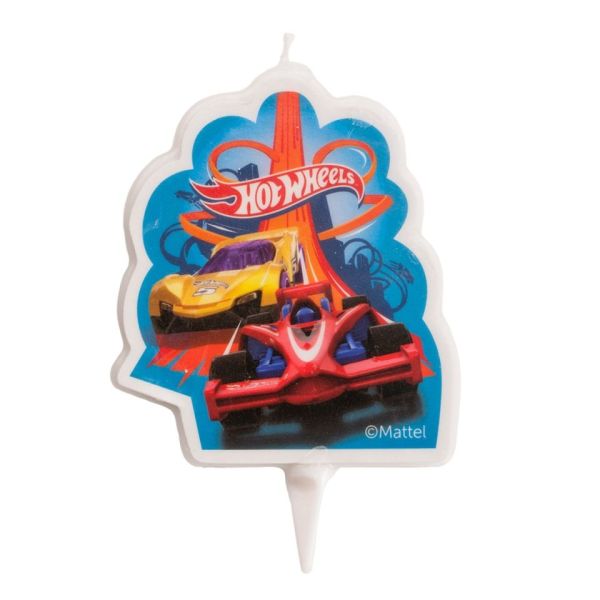 Tortenkerze Hot Wheels, 7,5 cm