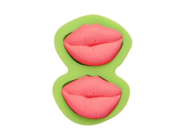Fondantform Lippe 3D