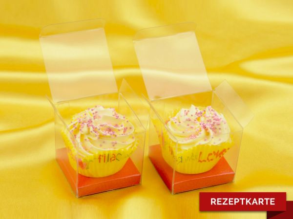 Cupcakes &#039;Love&#039; Rezeptkarte