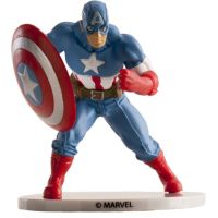 Tortenfigur Captain America, 9 cm