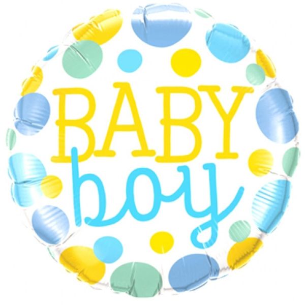 Folienballon Baby Boy, 45 cm