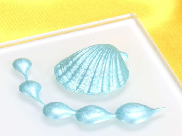 RD Metallic Food Paint Pearlescent Baby Blue 25ml