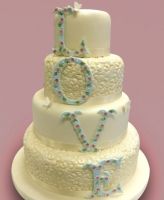 Fondant Ausstecher Präger LOVE, ca. 9 cm