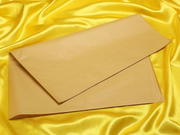 Tissue paper 50×75 cm, 240 sheets, ochre