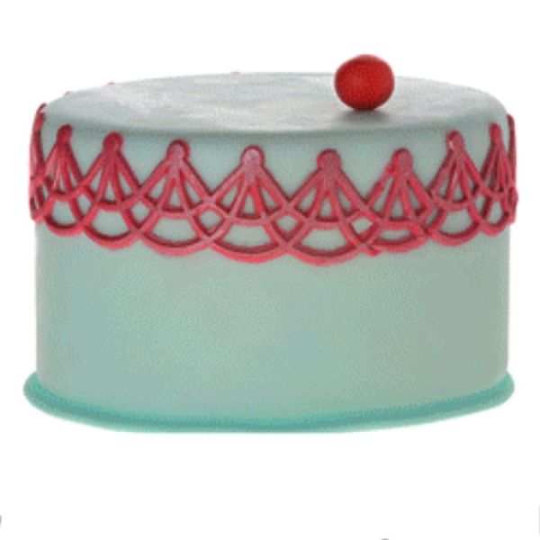 Fondantform Drappeggio 18x5 cm