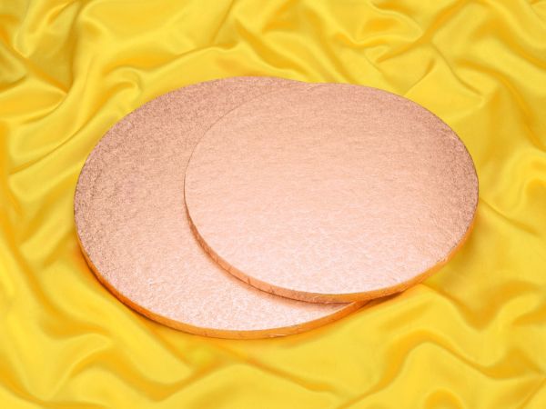 Cake Board circular 30cm rose gold