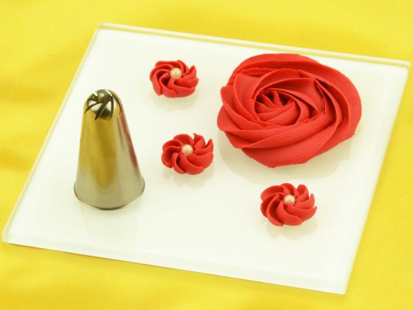 Decorating Nozzle rose screw GREENLINE