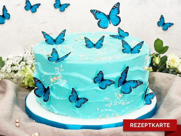 Butterfly Wave Cake Rezeptkarte