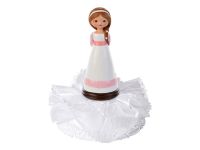 Tortenfigur für Kommunion Mädchen, 19,5 cm