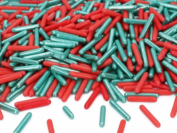 Sprinkle decoration sugar rods Jingle Rods 100g