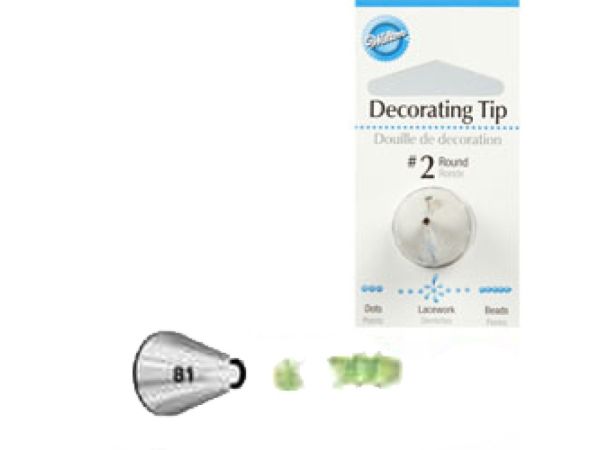 Wilton Spritztülle Nr.081, halbrund, Dahlie