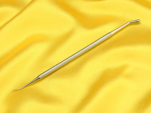 Edelstahl Werkzeug Nr. 1 - Flaches abgewinkeltes Bone Tool