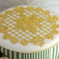 Cake Lace Silikonform für essbare Spitze Ring of Roses