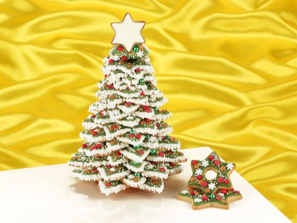 Baking Set 3D Christmas Tree Biscuits