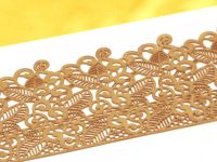 Cake lace decoration baroc gold