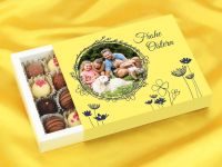 Trüffelverpackung für 20 Trüffel, individuell, Ostern 7
