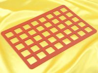 Silicone frame for lids square