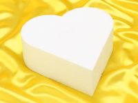 Cake dummy heart 20cm, height: 7cm