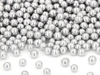 Silver pearls big, sugar 50g